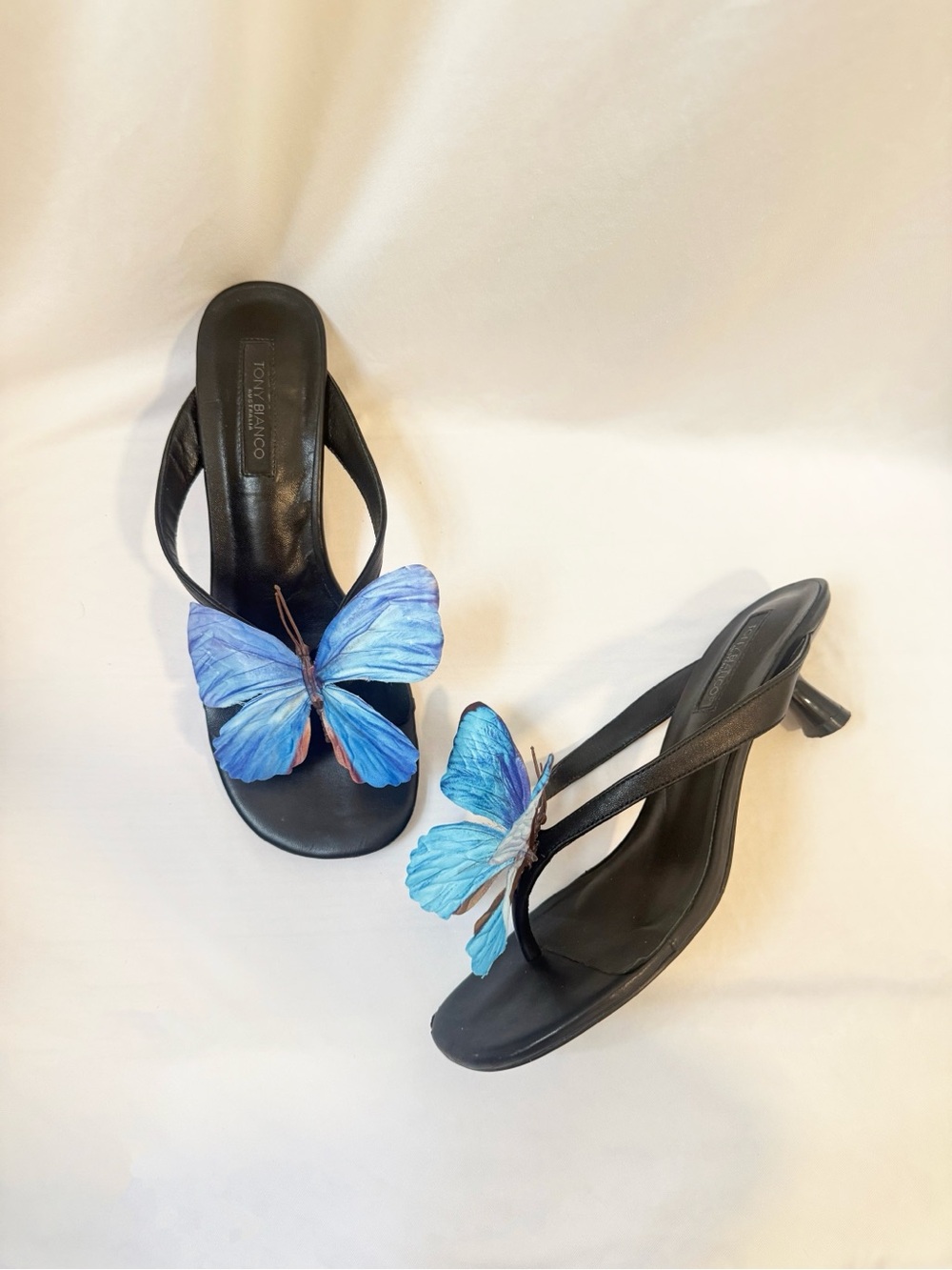 Reworked Tony Bianco Butterfly Heels